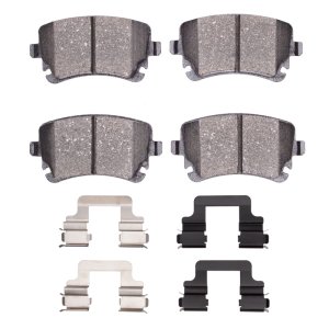 Audi A8 Brake Pads - Rear - R1 Concepts - R1 Semi Met - `03-`18